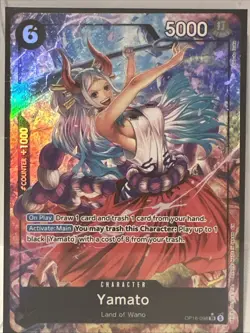 One Piece TCG - Mint Condition, Yamato OP16-098 Alternate Art SR - - Image 1