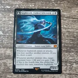 MTG Sephiroth, Fabled SOLDIER Final Fantasy Regular Mythic - Image 1