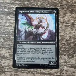 MTG Sephiroth, Fabled SOLDIER Final Fantasy Regular Mythic - Image 2