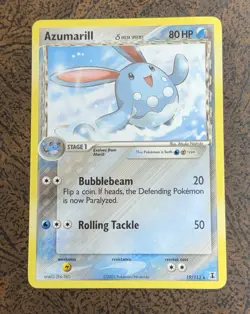 Azumarill 19/113 Delta Species Rare Pokemon Card. - Image 1