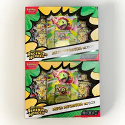 Pokemon TCG Ascended Heroes Mega Meganium ex Box Lot Of 2 New Sealed Ships Fast - Image 1