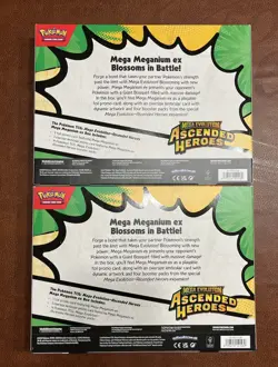 Pokemon TCG Ascended Heroes Mega Meganium ex Box Lot Of 2 New Sealed Ships Fast - Image 2
