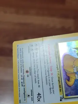 PL Dragonite 4/62 Fossil Holo Pokemon Card - Image 2