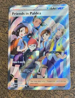 Friends in Paldea 137/131 Prismatic Evolutions Ultra Rare Holo Pokemon Card - Image 1