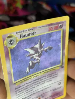Excellent LP Haunter 6/62 Fossil Holo Rare 50 HP Unlimited EN 1999 - Image 5