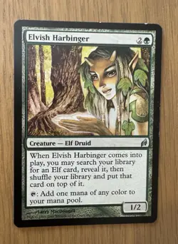 MTG Elvish Harbinger Lorwyn Regular LP - Image 1