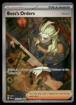 Pokemon Cards Boss's Orders (Ghetsis) 265/193 Paldea Evolved NM - Image 1