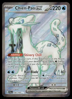 Pokemon Cards Chien-Pao ex 236/193 Holo Paldea Evolved Ultra Rare LP *3 - Image 1