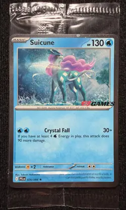 Suicune (EB Games Stamp) 026/094 Cosmos Holo Promo Pokemon NM - Image 1