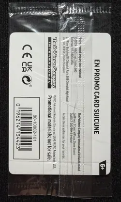 Suicune (EB Games Stamp) 026/094 Cosmos Holo Promo Pokemon NM - Image 2