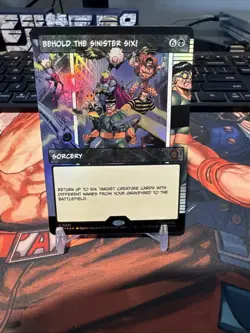 Behold the Sinister Six! - Foil - Borderless MTG Marvel's Spider-Man M/NM - 0221 - Image 1