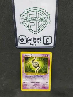 POKEMON NEO DESTINY UNLIMITED UNOWN [S] COMUNE 87/105 NM ENG - Image 1