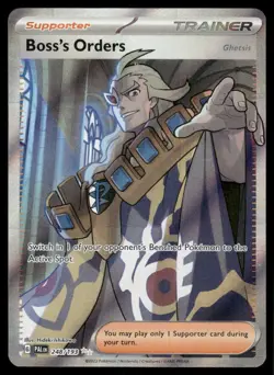 Pokemon Cards Boss's Orders (Ghetsis) 248/193 Holo Paldea Evolved Ultra Rare NM - Image 1