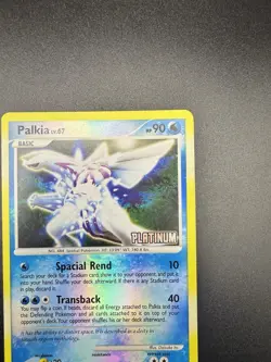 Pokemon TCG Palkia Burger King Platinum Reverse Holo Promo 26/106 90 HP English - Image 4
