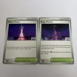 Pokemon TCG Prism Tower 080/086 & Ange Floette 075/086 Chaos Rising - Image 1
