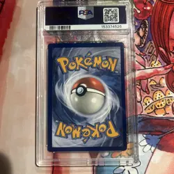 2019 POKEMON SUN & MOON COSMIC ECLIPSE #221 FA/ARCEUS & DIALGA & PALKIA GX PSA 8 - Image 2