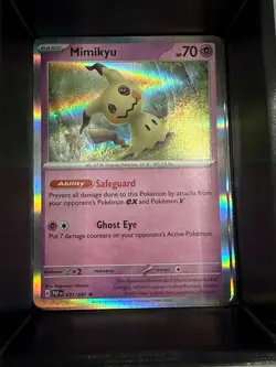 Mimikyu 037/091 Rare Paldean Fates Pokemon Holo Near Mint - Image 1