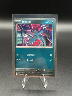 2025 Pokemon Sneasel #020 Black Star Promo Cosmos - NM/M - Image 1