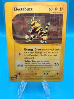 Electabuzz 76/165 Uncommon Expedition Base Set Pokemon Near Mint - Image 1