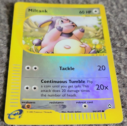 Nintendo Pokemon TCG Aquapolis Miltank 94/147 Reverse Holo EN 60HP Unlimited - Image 1