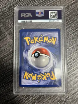 Pokemon TCG 2000 Black Star Promo Team Rocket's Meowth #18 Holo PSA 9 - Image 2