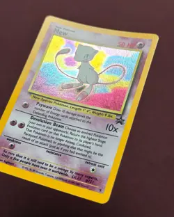 Pokemon 2000 Black Star Promo #9 Mew Holo, Wizards of the Coast Vintage NM-LP - Image 2