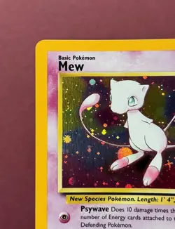 Pokemon 2000 Black Star Promo #9 Mew Holo, Wizards of the Coast Vintage NM-LP - Image 3
