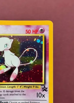 Pokemon 2000 Black Star Promo #9 Mew Holo, Wizards of the Coast Vintage NM-LP - Image 4