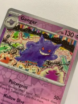 Pokemon TCG Gengar Reverse Holo Scarlet Violet 094/165 - Image 3