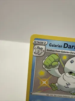 Pokemon Galarian Darmanitan SV024/SV122 Shining Fates Shiny Holo Rare NM ✨ - Image 2