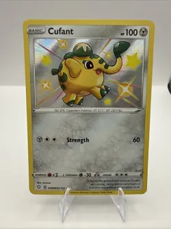Pokemon Cufant SV090/SV122 Shiny Rare SWSH Shining Fates NM - Image 1
