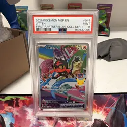 2026 POKEMON FIRST PARTNER ILLUSTRATION COLLECTION ALOLA PSA 9 SEQUENTIAL SET - Image 4