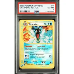 Gyarados 11/144 Skyridge Reverse Holo PSA 8 - Image 1