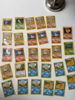 Pokemon 1999 TCG Lot: 82 Unlimited Base Set Cards - Personal Collection-Vintage - Image 3