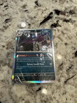 Pokemon Crobat 076 Black Star Promo Build Battle Stamp NEW SEALED Chaos Rising - Image 2