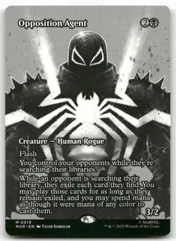 Opposition Agent (Borderless) M Marvel Eternal-Legal 19 MTG NM X1 - Image 1