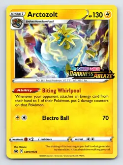 Arctozolt (Prerelease) SWSH036 Holo Promo Sword & Shield Promo Pokemon Near Mint - Image 1
