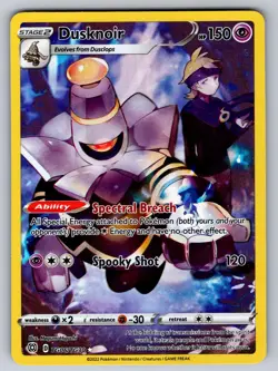 DUSKNOIR TG06/TG30 HOLO BRILLIANT STARS TRAINER GALLERY POKEMON NM/M - Image 1