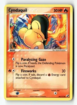 Pokemon Card Cyndaquil LP Unseen Forces 54/115 - Image 1