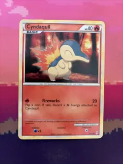 Pokemon Card Cyndaquil Call Of Legends Common 55/95 Near Mint - Image 1