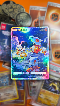 Cubone – Genetic Apex (A1 239) – Custom FANMADE Card – Full Art Holo - Image 1