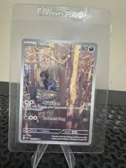 Deino - 146/086 - Illustration Rare- White Flare -English - Pokemon Card - NM/M - Image 1