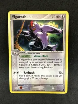 Pokemon Vigoroth 41/108 Power Keepers Non Holo Uncommon LP - Image 1