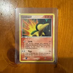 Pokemon TCG Cyndaquil EX Hidden Legends 59/101 Reverse Holo Common - Image 1