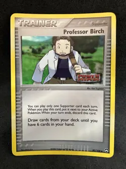 Pokemon Professor Birch 80/108 Power Keeper Reverse Holo Uncommon Stamp VLP - Image 1