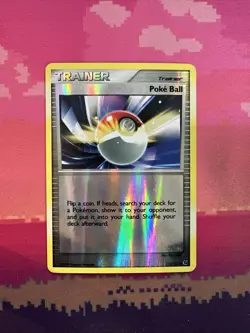Pokemon Card Poke Ball Platinum Reverse Holo 113/127 Near Mint - Image 1
