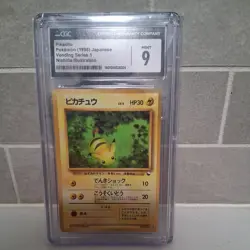1998 Pokemon Pikachu L5 Japanese Vending Series 1 Pikachu #25 CGC Mint 9 - Image 1