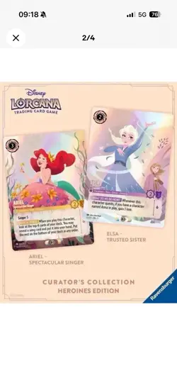 D23 DISNEY LORCANA COLLECTOR CARDS BOX SET CURATOR HEROINES EDITION 2026 - Image 2