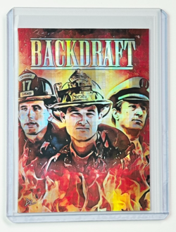 Backdraft Limited Edition Artist Signed "1990s Classic" Refractor Card 1/1 - Image 1