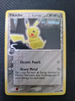 Pikachu 13/17 Pop Series 5 Common Card NM Delta Species - Image 1